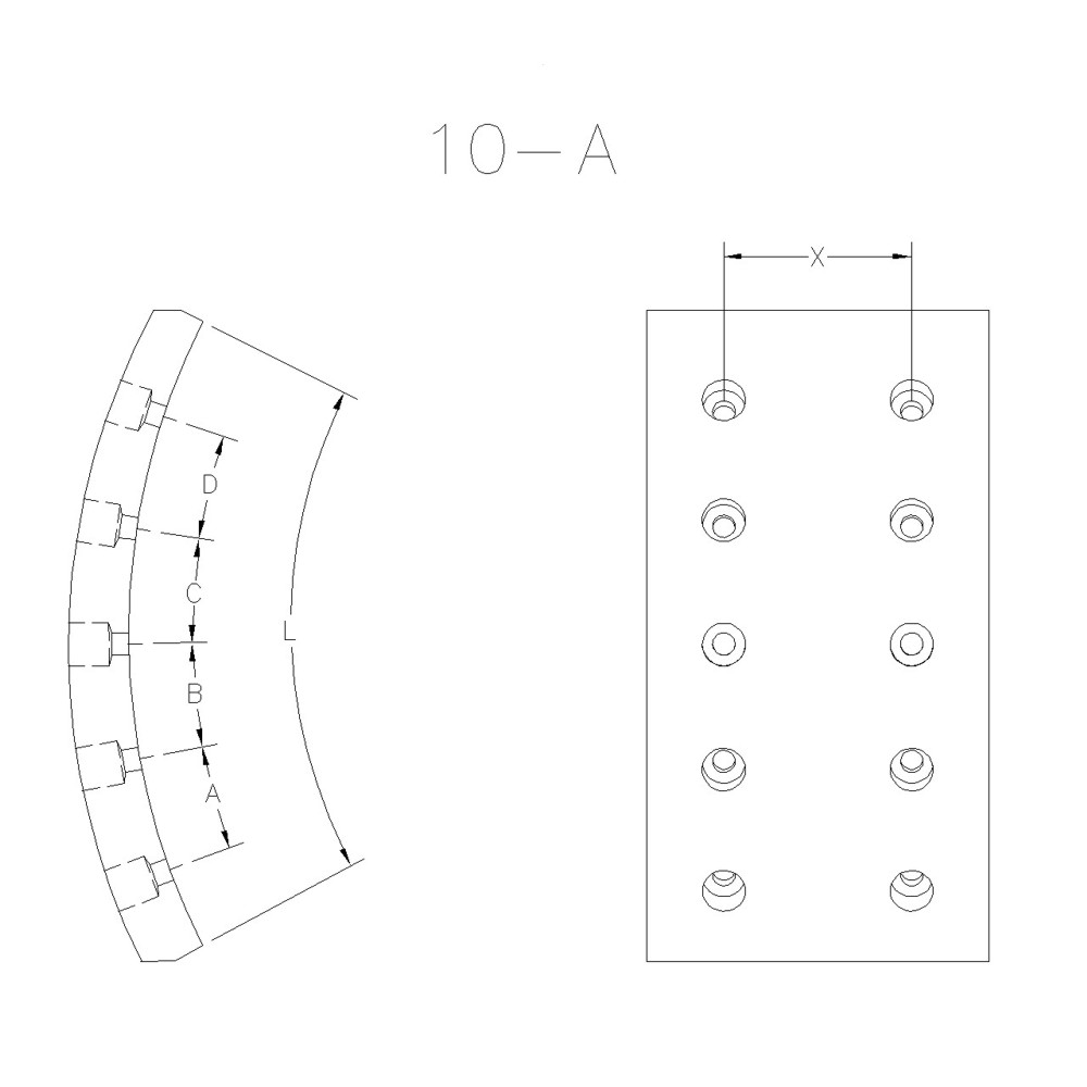 BLOQUE DE FRENO DELANTERO FRAS-LE - MB/145-XX