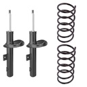 KIT 2 AMORTIGUADORES + 2 ESPIRALES DELANTEROS REFORZADOS NAKATA + AG - HG30791+1-072055R