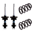 KIT 2 AMORTIGUADORES + 2 ESPIRALES DELANTEROS REFORZADOS NAKATA + AG - HG41113+1-213070R