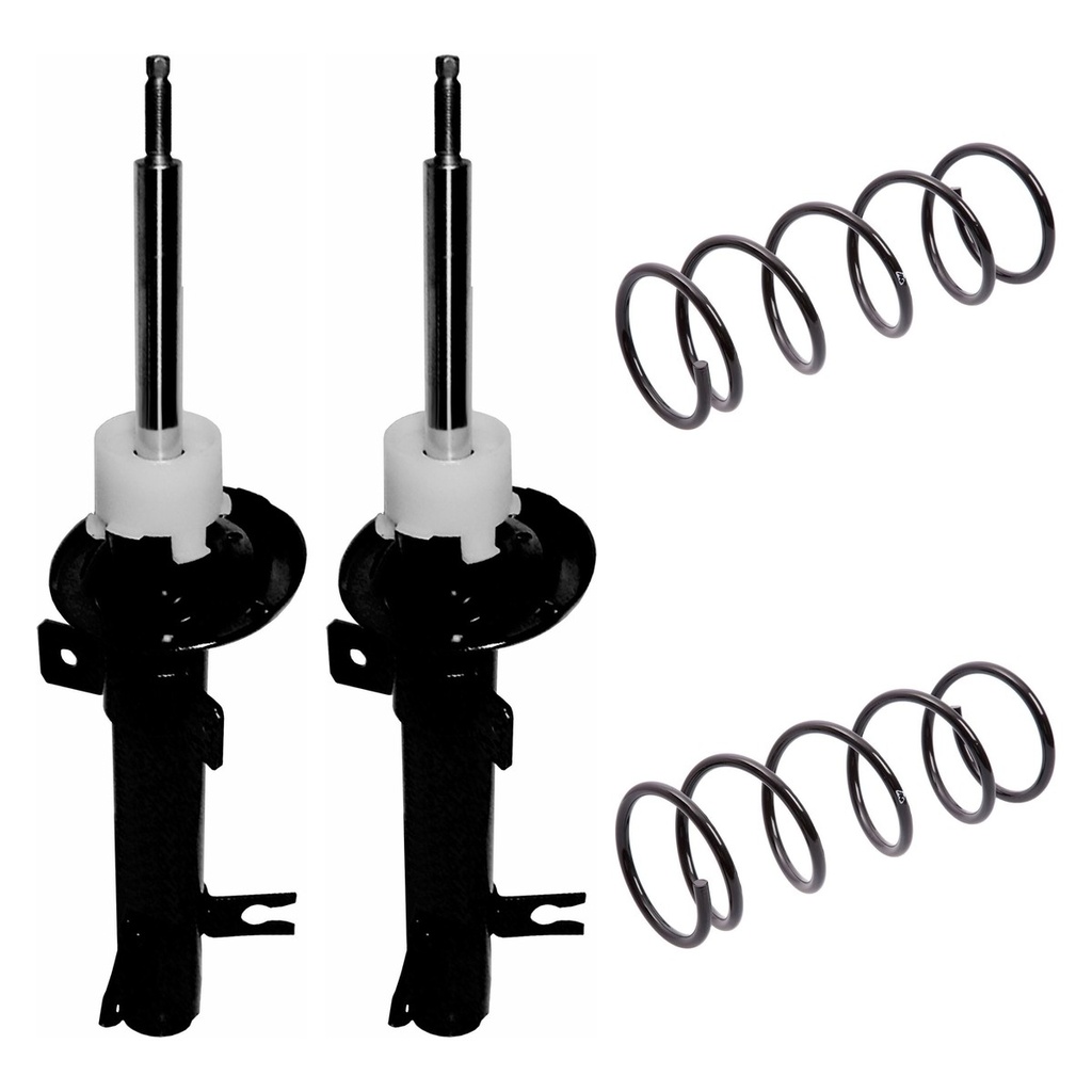 KIT 2 AMORTIGUADORES + 2 ESPIRALES DELANTEROS REFORZADOS NAKATA + AG - HG31059+HG31058+1-072083R