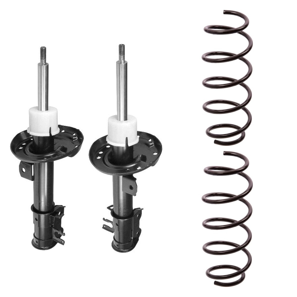 KIT 2 AMORTIGUADORES + 2 ESPIRALES DELANTEROS NAKATA + AG - HG33046+HG33045+1-071129