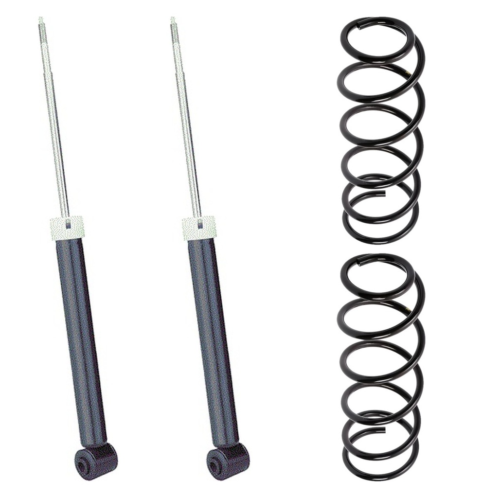 KIT 2 AMORTIGUADORES + 2 ESPIRALES TRASEROS REFORZADOS NAKATA + AG - AC31211+1-041132R