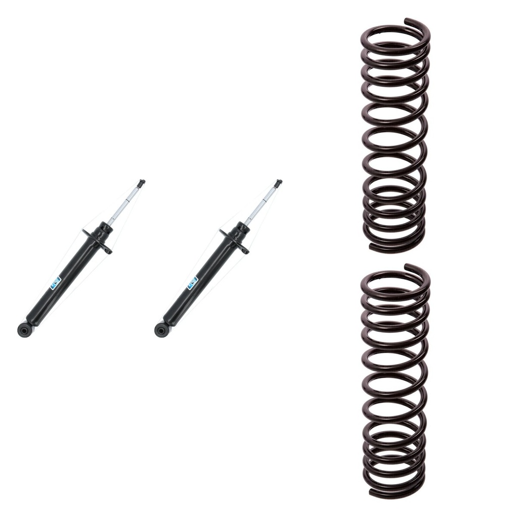KIT 2 AMORTIGUADORES + 2 ESPIRALES TRASEROS NAKATA + AG - HG30931+1-251015