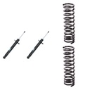 KIT 2 AMORTIGUADORES + 2 ESPIRALES TRASEROS REFORZADOS NAKATA + AG - HG30931+1-251006R