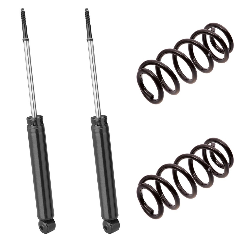 KIT 2 AMORTIGUADORES + 2 ESPIRALES TRASEROS REFORZADOS NAKATA + AG - HG31119+1-091040R
