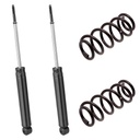 KIT 2 AMORTIGUADORES + 2 ESPIRALES TRASEROS REFORZADOS NAKATA + AG - HG31119+1-091040R