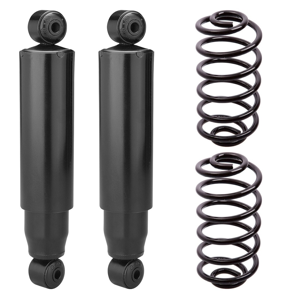 KIT 2 AMORTIGUADORES + 2 ESPIRALES TRASEROS REFORZADOS NAKATA + AG - HG31189+1-041128R