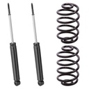 KIT 2 AMORTIGUADORES + 2 ESPIRALES TRASEROS NAKATA + AG - HG31151+1-041136