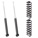 KIT 2 AMORTIGUADORES + 2 ESPIRALES TRASEROS NAKATA + AG - HG31183+1-213114