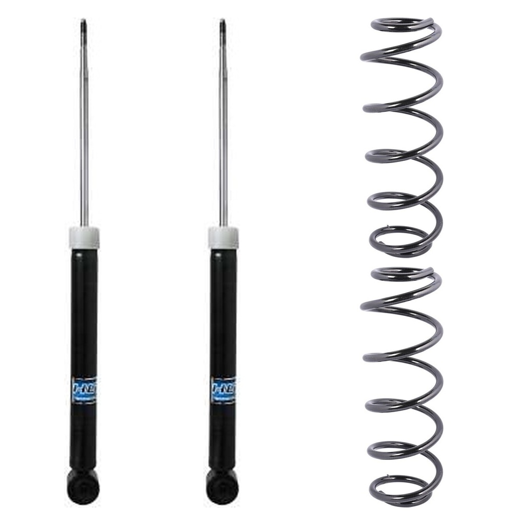 KIT 2 AMORTIGUADORES + 2 ESPIRALES TRASEROS NAKATA + AG - HG41266+1-251216