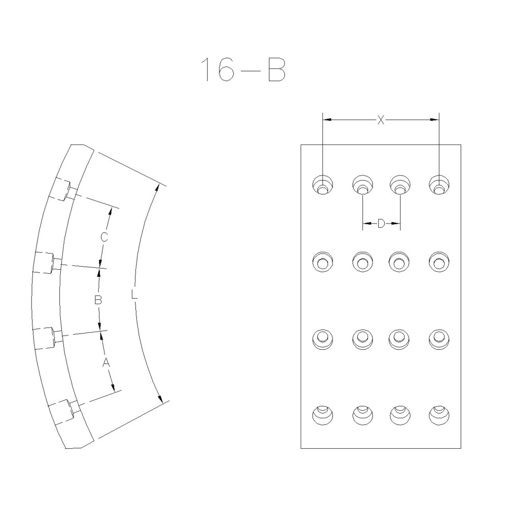 [FRAS-LE-4710] BLOQUE DE FRENO TRASERO FRAS-LE - 4710
